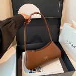 Wholesale Women Fashion Casual Simple Solid Color Shoulder Bag - Image 3