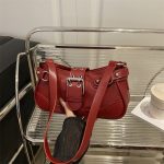 Wholesale Women Fashion Casual Leopard Sttching Belt Shoulder Bag - Image 2