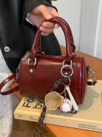 Wholesale Women Fashion Solid Color Bright Soft PU Chain Pendant Handbag - Image 2