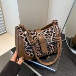 Wholesale Women Fashion Leopard Dumpling-Shaped Shoulder Bag