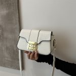 Wholesale Fashion Solid Color Flip Square Shoulder Bag