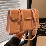 Wholesale Women Fashion Elegant Simple Solid Color Shoulder Bag