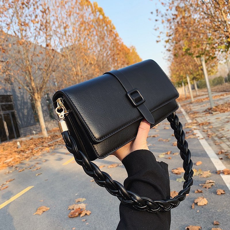 main_0-348 Women Fashion Casual Solid Color Shoulder Bag - Image 1