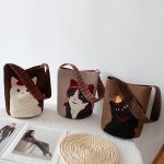 Wholesale Cute Cat Print Shoulder Bag - Image 2