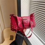 Wholesale Street Fashion Rivet Chain Shoulder Bag