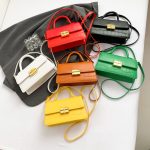 Wholesale Simple Solid Color Flip Square Shoulder Bag - Image 2