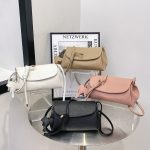 Fashion Solid Color Square Shoulder Bag - Image 2