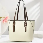 Wholesale Women Fashion Casual Simple Large Capacity Tote Bag - Image 4