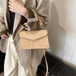 Simple Fashion Flip Print Square Shoulder Bag - Image 3