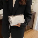 Women Fashion Bright Design Solid Color Shoulder Bag