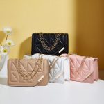 Women Fashion Simple Solid Color Chain Small Square Shoulder Bag - Image 2