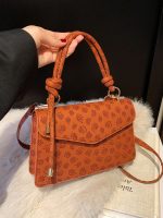 Women Fashion Elegant Floral Printed Small Square Shoulder Bag - Image 2