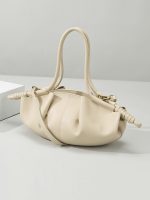 Women Fashion Casual Solid Color Cloud Handbag - Image 2