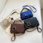 Women Fashion Elegant Solid Color Shoulder Bag - Image 2