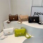 Women Casual Simple Solid Color Small Square Shoulder Bag - Image 2