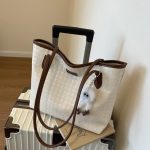 Wholesale Women Fashion Casual Simple Large Capacity Tote Bag - Image 2