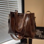 Wholesale Women Fashion Retro Large Capacity Tote Bag