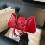 Wholesale Fashionable Simple Solid Color Shoulder Underarm Bag