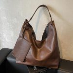 Wholesale Women Fashion Simple Casual Solid Color Large Capacity Tote Bag