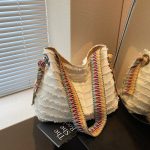 Wholesale Women Fashion Casual Solid Color Loose Large-Capacity Shoulder Bag - Image 2