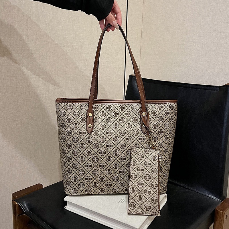 main_0-545 Wholesale Vintage Large Capacity Printed Tote Bag Sets - Image 1