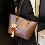 Wholesale Soft Leather Women Large Capacity Vintage Tote Bag