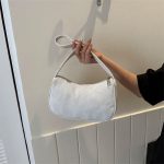 Wholesale Solid Color Simple Fashion Underarm Bag - Image 2