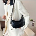 Wholesale Soft Leather Large Capacity Fashionable Simple Casual Bag - Image 2