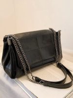 Women Fashion Casual Solid Color Large Capacity Chain Shoulder Bag - Image 2