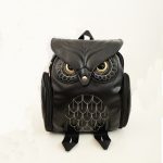 Wholesale Women Fashion Gothic Owl-Shaped Backpack