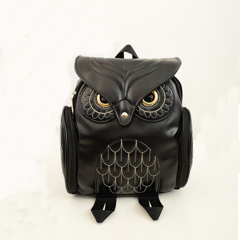 main_0-671 Women Fashion Gothic Owl-Shaped Backpack - Image 1