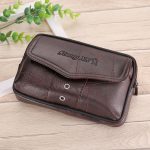 Wholesale Men Large Capacity Belt Pocket Mobile Phone Bag Coin Purse