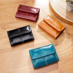 Wholesale Women Oil Wax Leather Multi-Card Card Holder Ladies Coin Purse