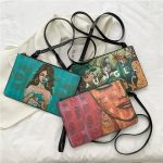 Women Fashion Cartoon Girl'S Animal Print Large Capacity Zipper Hand Shoulder Bag - Image 2