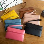 Women Fashion Simple Solid Color Coin Wallet