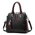 Women Fashion Casual Solid Color Large Capacity Handbag