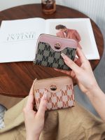 Women Fashion Casual Short Zipper Coin Multi-Card Wallet - Image 2