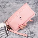 Women Fashion Long Multifunctional Multi-Card Zipper Buckle Wallet