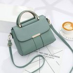 Women Fashion Casual Simple Solid Color Handbag - Image 3