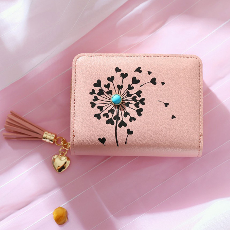 main_0-831 Women Fashion Pu Leather Zipper Multi Card Slot Mini Short Wallet - Image 1