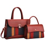 Women Color Blocking 2 In 1 Flap Bag - Image 2