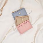 Women Fashionable Simple Zipper Magnetic Multi-Card Mini Wallet - Image 2