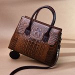 Women Fashion Casual Crocodile Pattern Handbag - Image 2