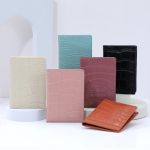 Women Fashion Simple Stone Pattern PU Wallet