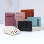Wholesale Women Fashion Simple Stone Pattern Multi-Card Wallet