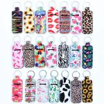 Women Personalized Creative Leopard Flower Butterfly Perfum Bottle Keychain Bag - Image 3