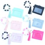 Wholesale Women Fashion Cross Bracelet Keychain Card Wallet - Image 3