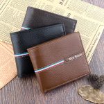 Wholesale Men Fashion Simple Pu Multifunctional Coin Wallet