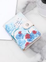 Women Fashion Floral Pattern Printed Card Bag Wallet