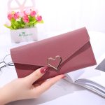Wholesale Fashion Solid Color Heart-Shaped Multi-Card Wallet